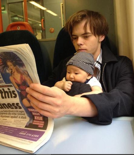 charlie heaton son